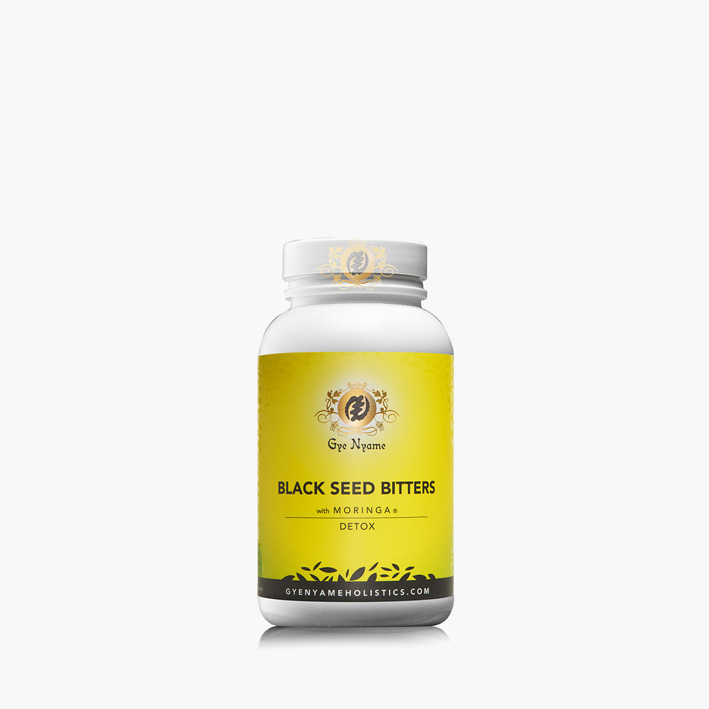 Gye Nyame Black Seed Bitters with Moringa Capsules