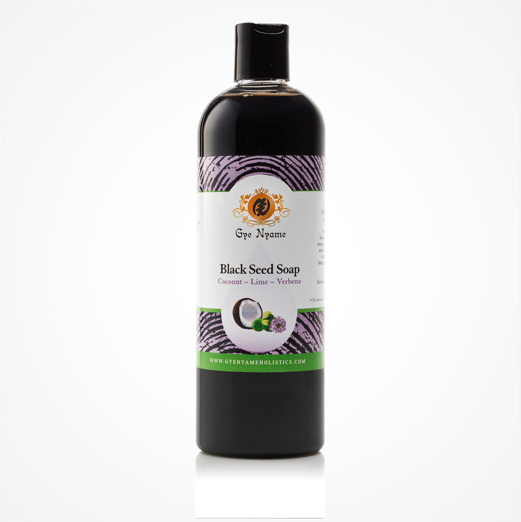 Gye Nyame Black Seed Liquid Soap Coconut Lime Verbena (Nigella Sativa)