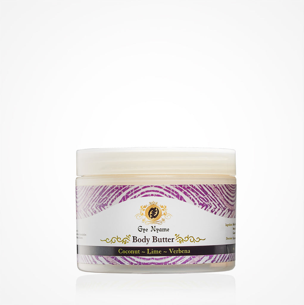 Gye Nyame Coconut Lime Verbena Body Butter (Shea Butter)